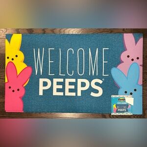Welcome Peeps Doormat NWT